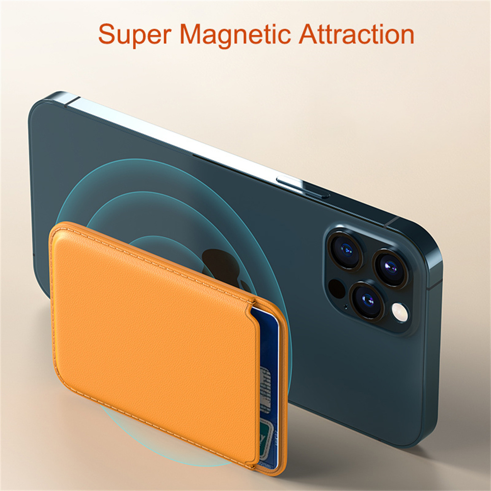 Leren Portemonnee Hoesje voor iPhone 15-19 Pro Max met MagSafe Kaarthouder