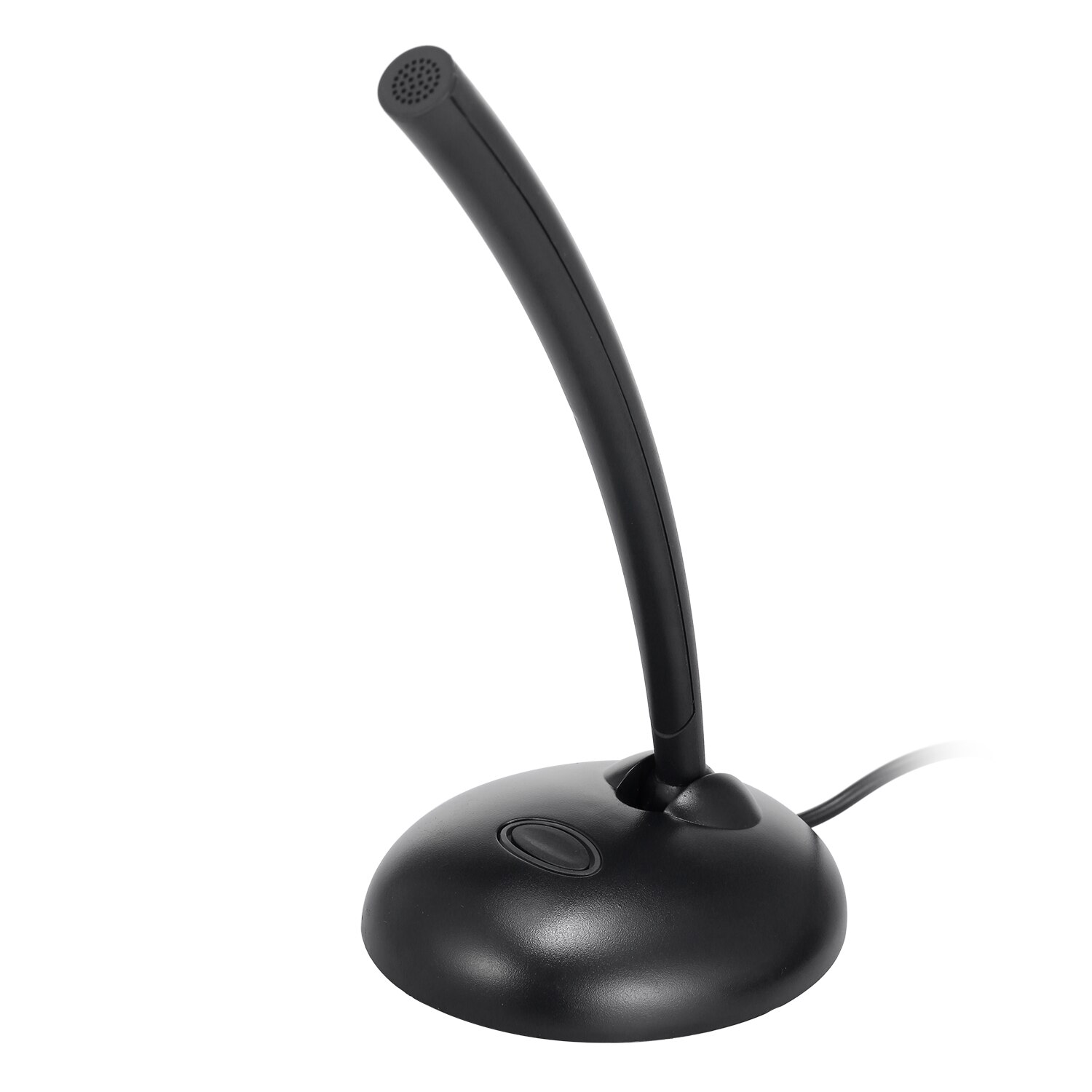 USB Microphone Computer Recording Mic with Mute Button & LED Indicator for Laptop PC Online Meeting Chatting Voice Recording Mic: Black