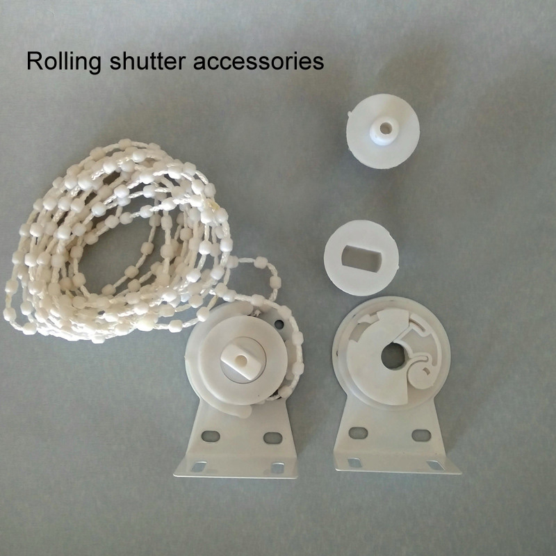 25/28/38mm perle kæde gardin sæt manuelle rullegardiner lukker tilbehør hjemmeindretning beslag cluth kontrol ender