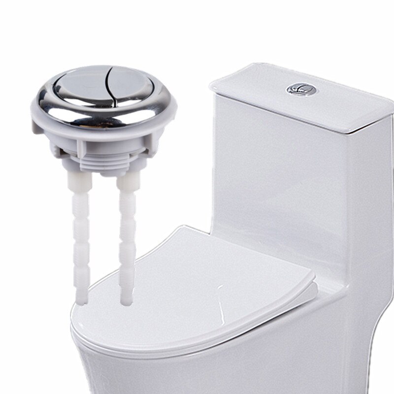 Bouton de chasse d&#39;eau pour toilettes 58mm, 1 pièce, rond, Valve d&#39;économie d&#39;eau, fermeture, interrupteur de réservoir, presse, accessoires de salle de bains