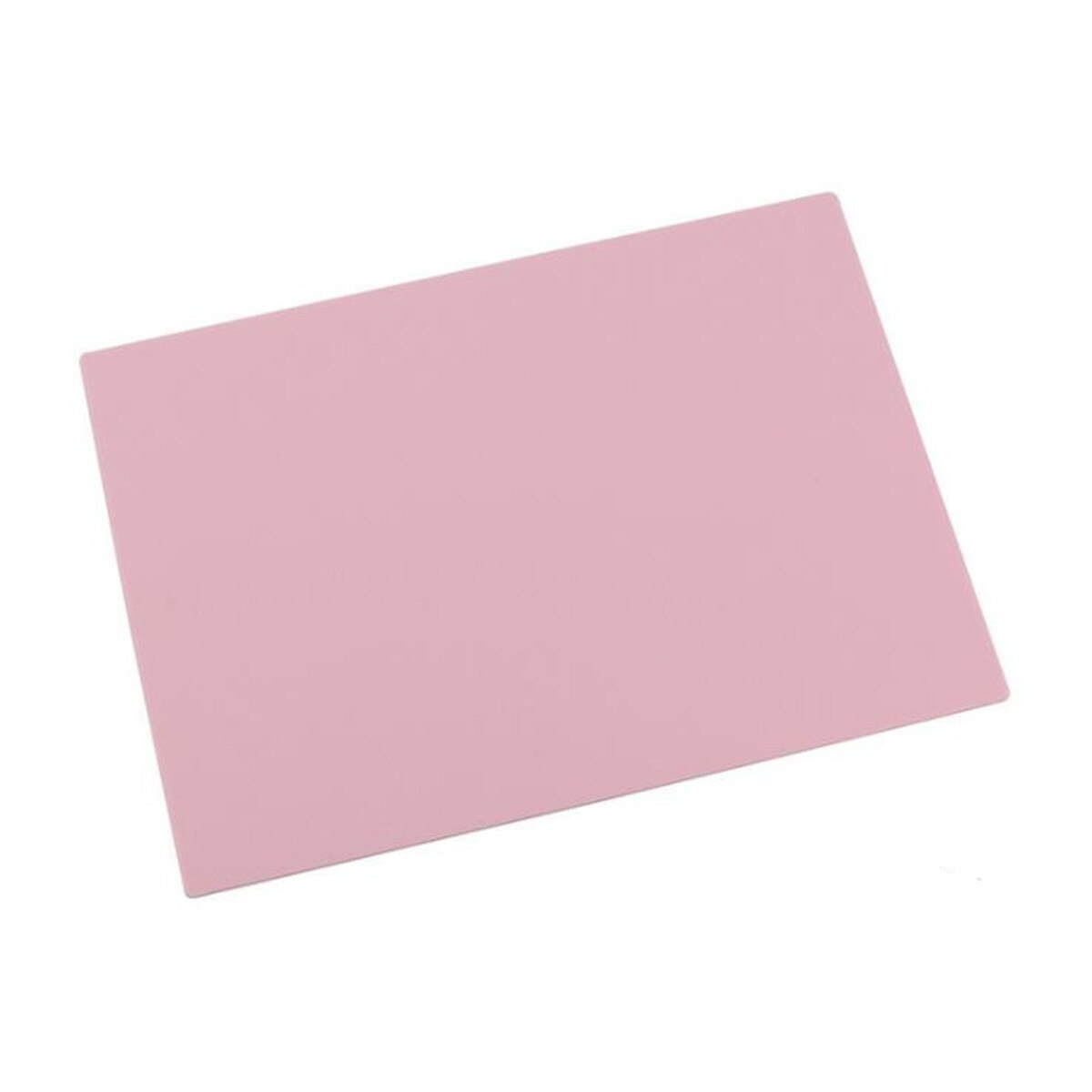 Siliconen Rechthoek Glad Student Schrijven Pad Placemat Onderzetters Tafel Bakken Mat: Pink