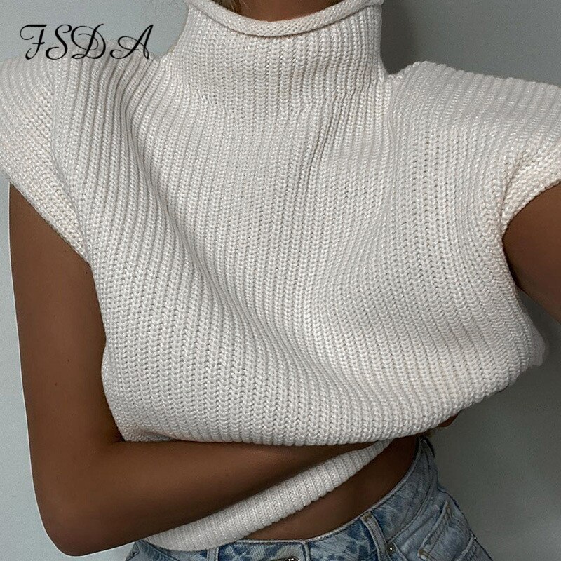 Arach&Cloz Dames Top Mouwloos Ronde Hals Sexy Tanktop Herfst