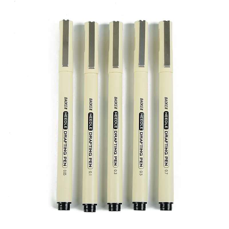5pcs/set Micron Needle Drafing Pen Sketching drawing Pen Art Markers for Sketch sketch Lettering School Album Writing