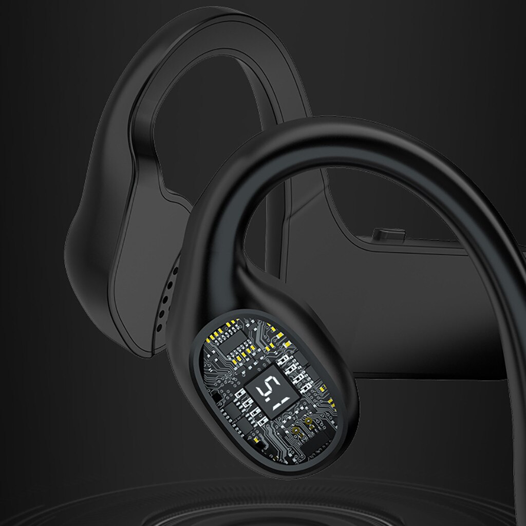 Fashionable Open-Ear Bone-Conduction Wireless Headphone Bluetooth Headset Stereo Earphone Noise Cancelling