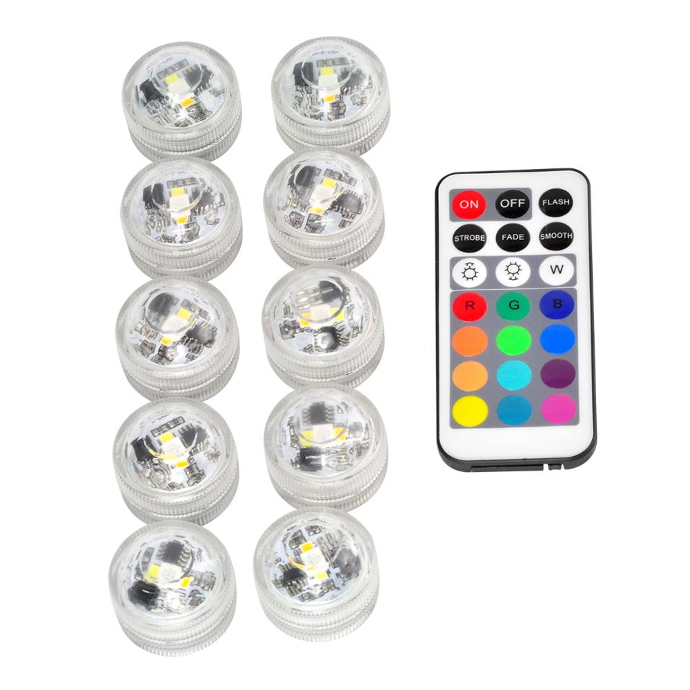 Kitosun Mul-kleuren LED Verlichting Afstandsbediening Dompelpompen LED Verlichting met Batterries voor Wedding Party Papieren Lantaarn Decor