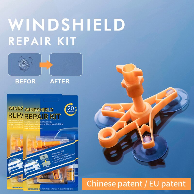 Windshield Repair Kit DIY Car Window Glass Scratch Crack Restore Repair Tool Car Window Screen Polishing Resin Sealer Kit