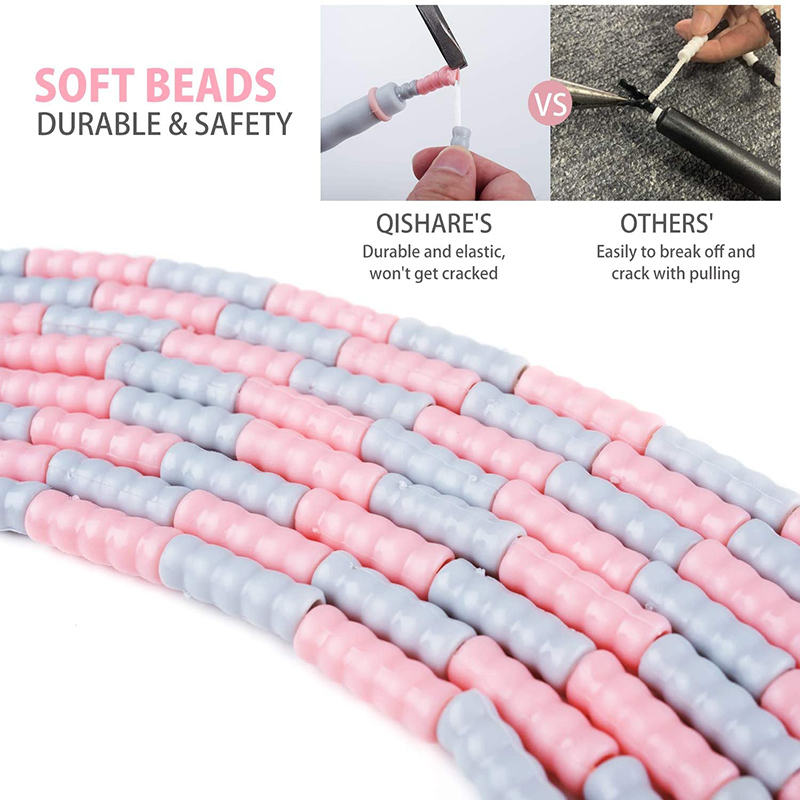 Corda di bambù per bambini esercizio di salto esercizio di esercizio corda di bambù antiscivolo regolabile portatile con manico corda di Yoga dura