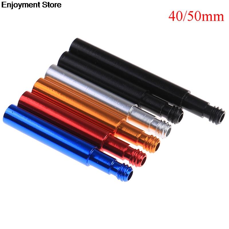 40/50mm Aluminium Alloy Bicycle Presta Valve Extender Bike Tire Wheel French Valve Extenders Caps Core Adapter