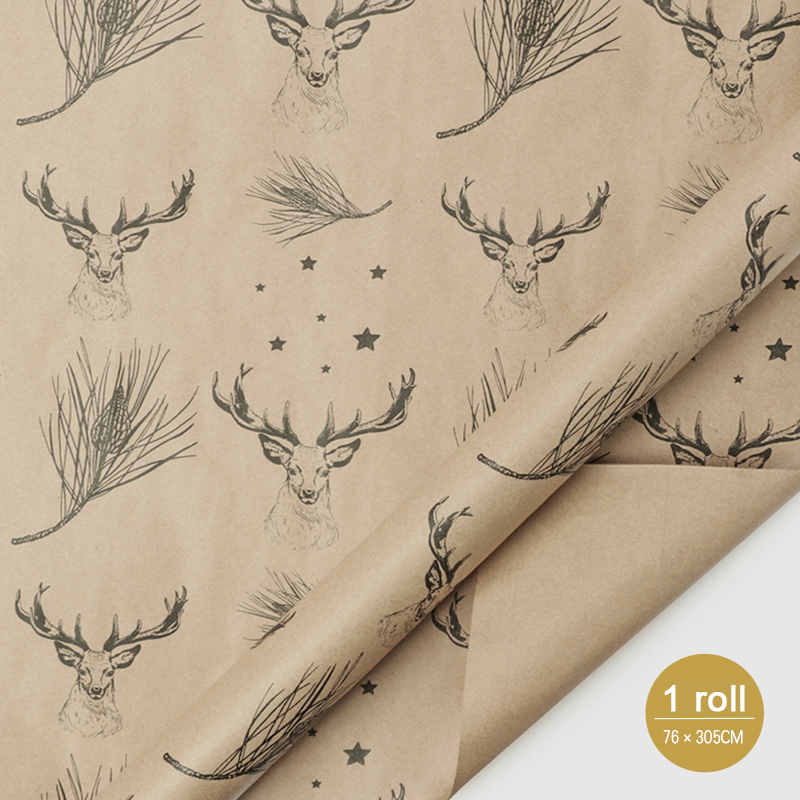 Christmas Wrapping Paper High-end Large Size Package Bouquet Wrapping Box Handmade Diy Material Kraft Paper: 11