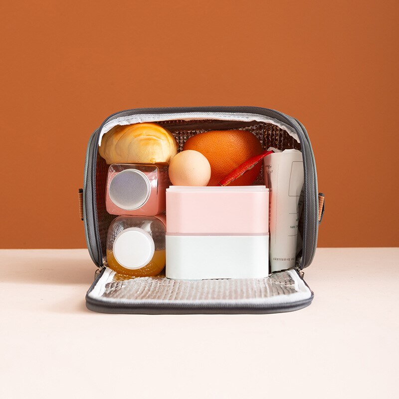 Portable Insulated Bag Cationic Waterproof Insulated Lunch Box Bag Thickened Aluminum Foil LunchBox Bag