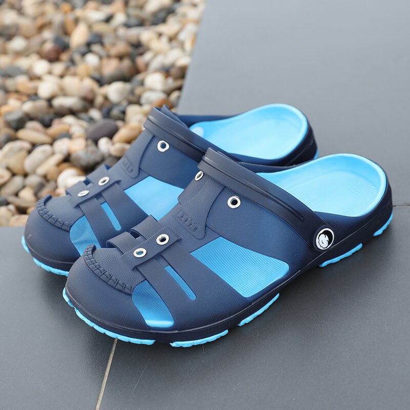 Original jardín Chanclas Zapatos de agua hombres Tenis deporte verano playa Aqua zapatilla sandalias de natación al aire libre zapatos de jardinería
