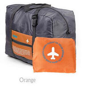 compression fold travel bag: Orange