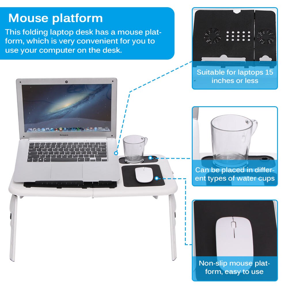 Multifunctional Laptop Table Simple Computer Desk For Bed Sofa Folding Adjustable Laptop Desk On The Bed