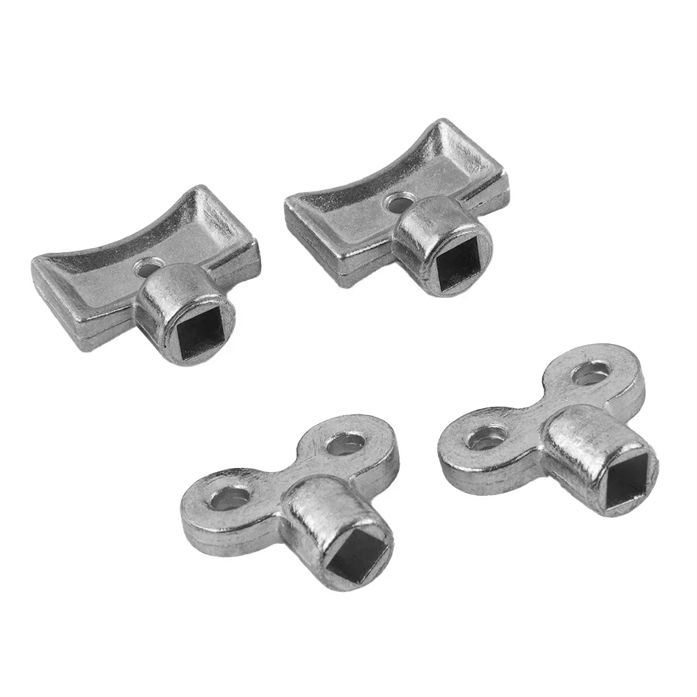 2PCS Kühler Auslass Ventil Schlüssel Zink-legierung Platz 5 × 5mm Kühlung Pneumatische Ventil Schlüssel Air Vent zentrale Heizung Schlüssel