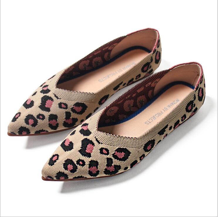 Female Pointy ballet slip-on loafers soft sole 3d wool knitted pregnant moccasins women boat shoes casual espadrilles flats: 2 / 36