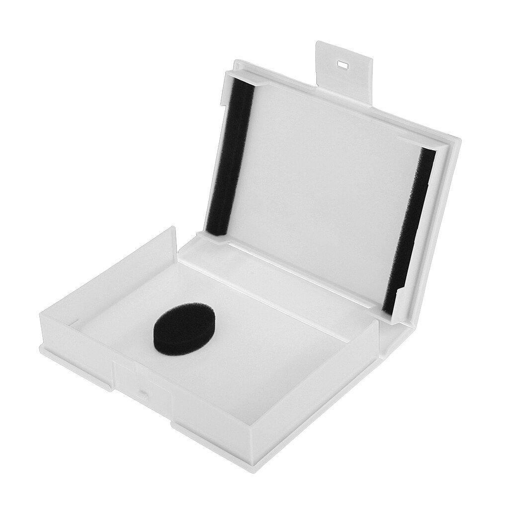 2x White 3.5" Plastic SATA IDE HDD Anti-Static Storage Tank Box Case