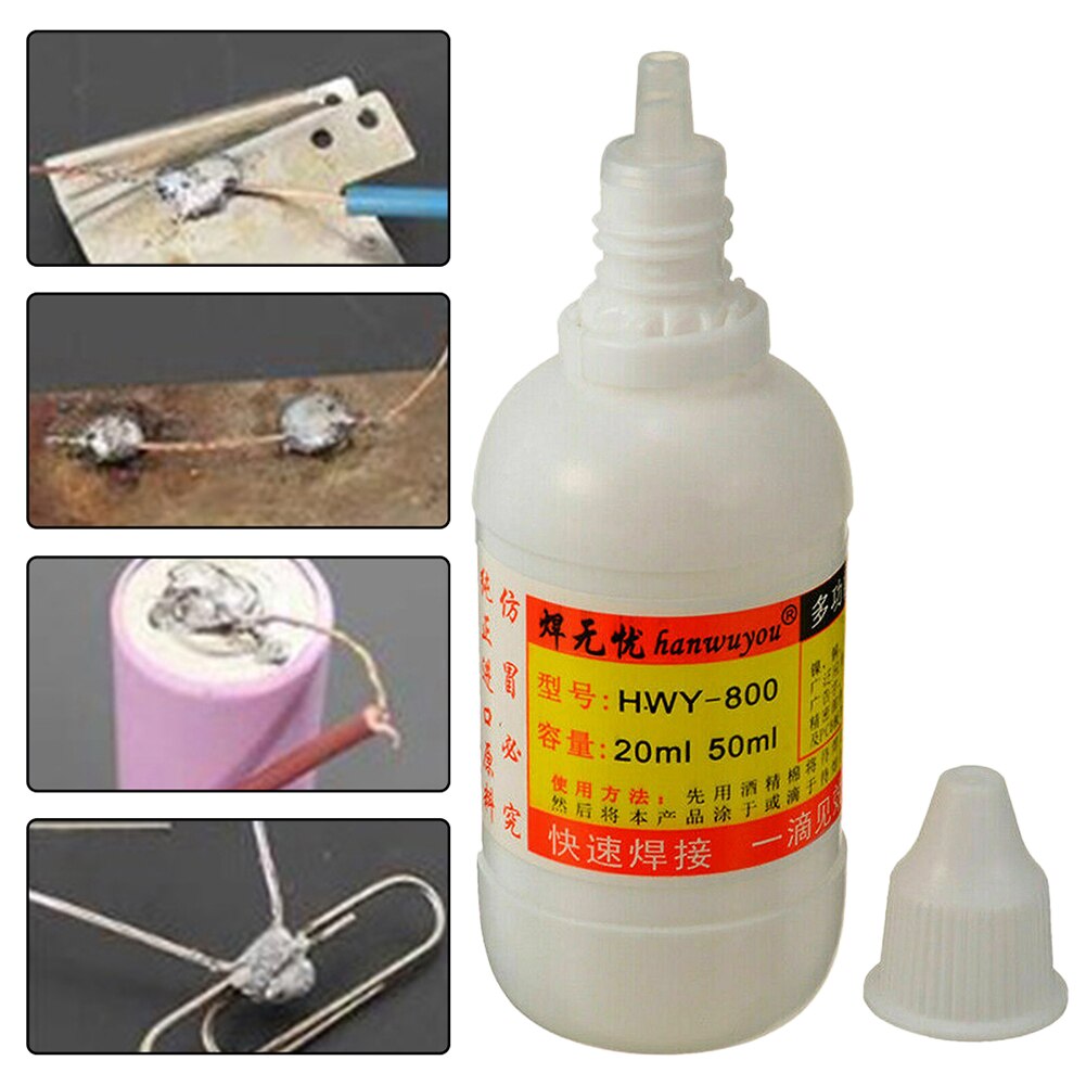 50ml Stainless Steel Copper Liquid Welding Fluxes Solder Non-toxic Copper Paste Flux Liquid Solders Paste Soldering Accessories