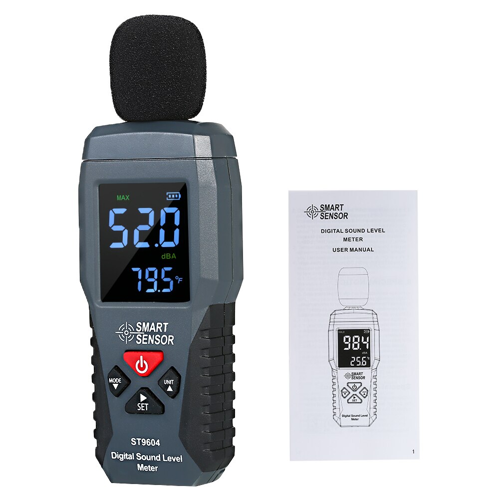 High Precision Mini Digital Sound Level Meter Decibel Sensor Digital Sound Level Decibel Meter 30-130dB With Backlight