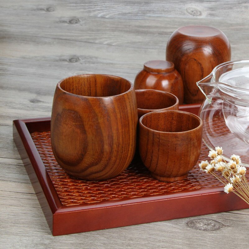 Solide Jujube Becher Holz Kaffee Bier Becher Holz Trinken Tasse Handgemachte Tee Tasse Hause Büro LAD