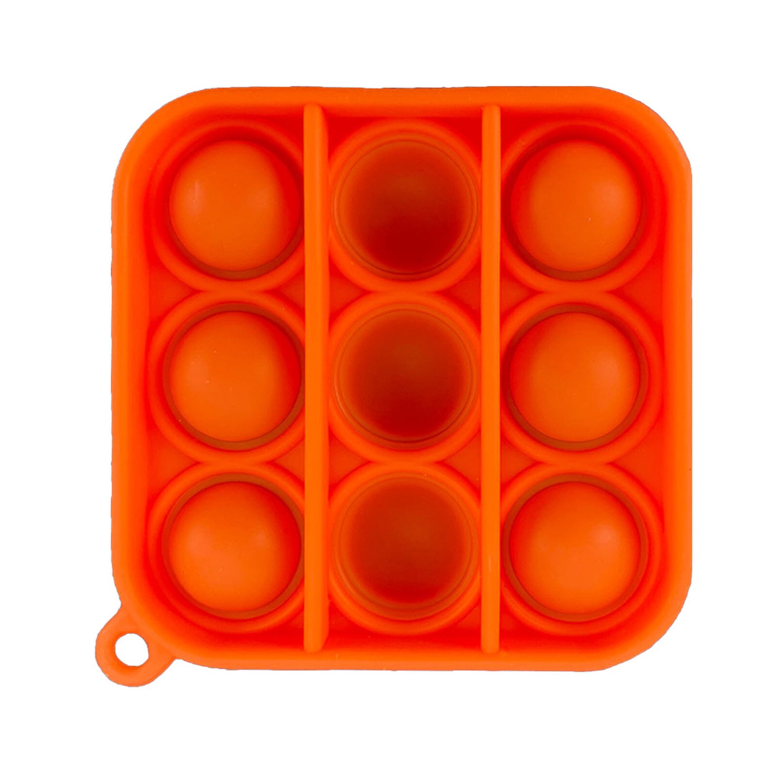 Zappeln Einfache Grübchen Spielzeug Sinnes Pädagogisches Spielzeug Keychain drücken blasiert Zappeln Spielzeug Erwachsene betonen Linderung Spielzeug Antistress PopIt Weichen