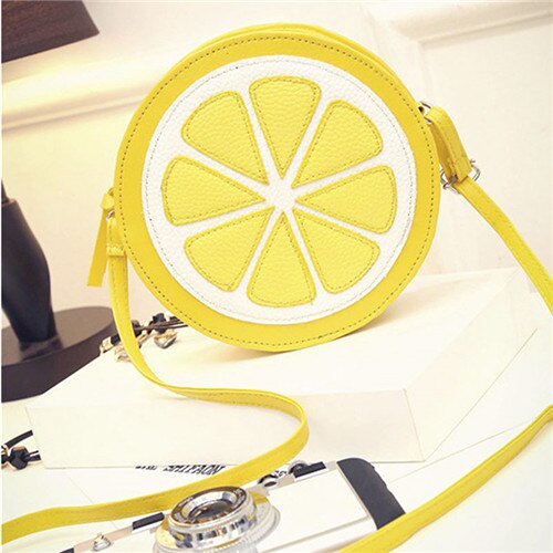 Zomer Verse Vrouwen Meisje Leuke Vruchten Pu Lederen Handtassen Schoudertassen Dames Mini Tote Messenger Satchel Crossbody Tassen 7 Stijlen: 5