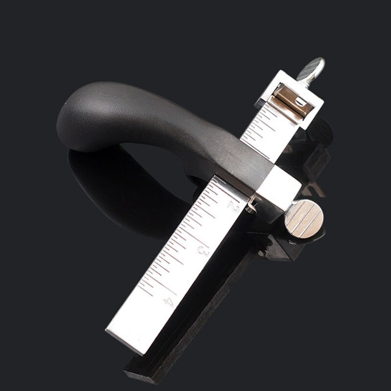 Leather DIY Hand Cutting Leather Strap Cutter Adjustable Draw Gauge Leathercraft Strip Belt Tools Leather Cut Tool