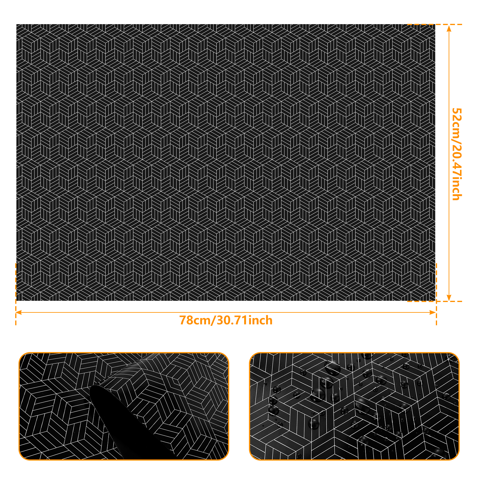 Induction Cooktop Mat Silicone Induction Cooker Covers Kitchen Heat-resistant Non-Slip Induction Cooktop Scratch Protector Mat