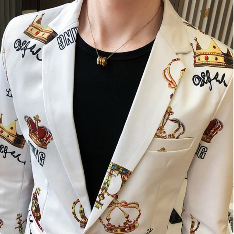 Luxury party prom blazer Men business Slim suit Male Jacket large Man classic retro social suit jacket lus size 3XL