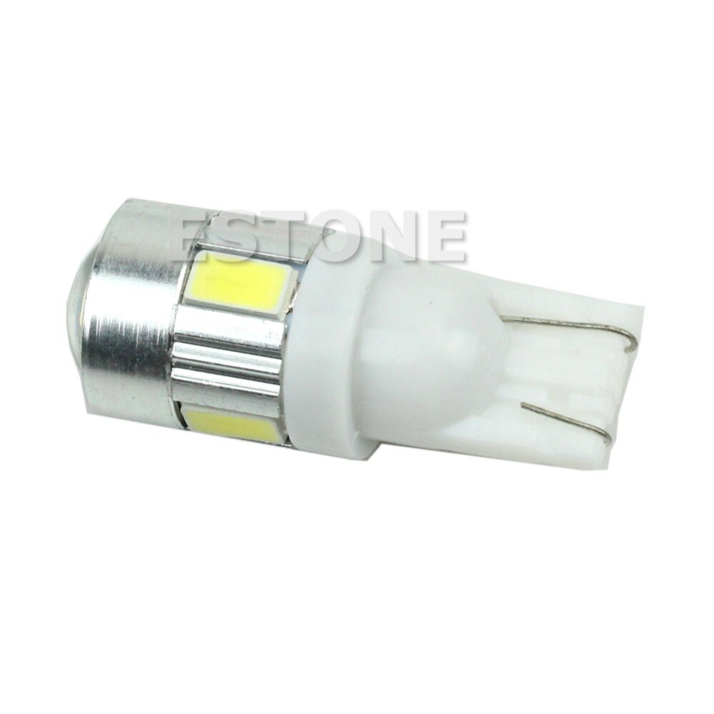 1 Pcs Koplamp High Power Led Smd 5630-6LED 194 W5W Wit Met Projector Auto Lichtbron