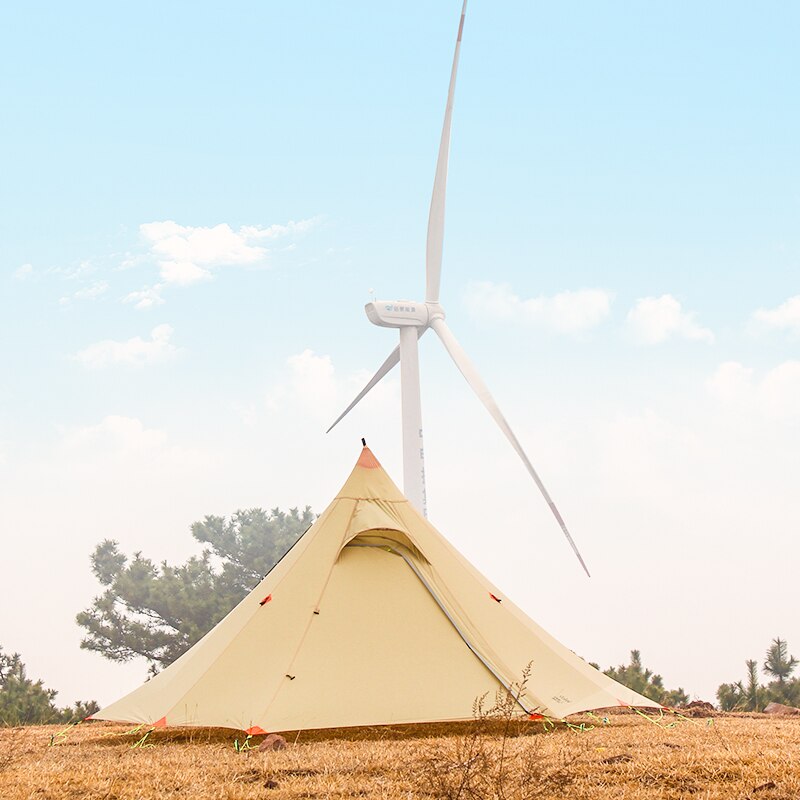 ASTAGEAR-tienda de campaña ultraligera de nailon, 2 lados, 20D, piramidal ASTA, para exteriores, 1/2 personas, 2 capas, 3 estaciones