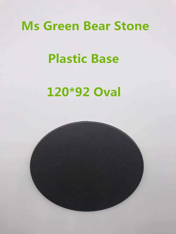 Gbs plastik model base 120*92mm oval base