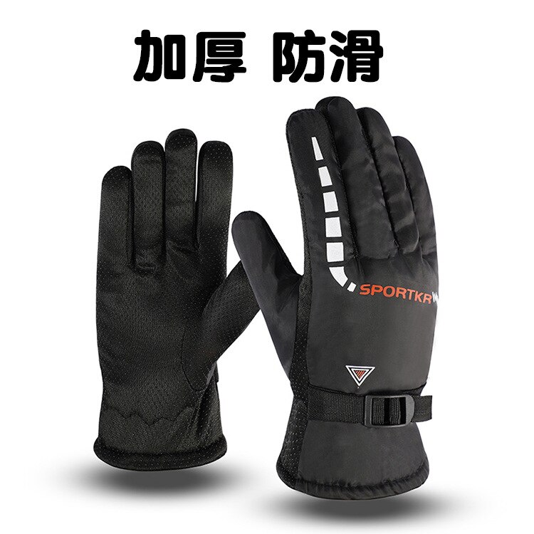 Cycling Gloves Full Finger Sport Riding MTB Bike Gloves Winter Water Resistant Touch Screen Non-slip Motorbike Riding Gloves