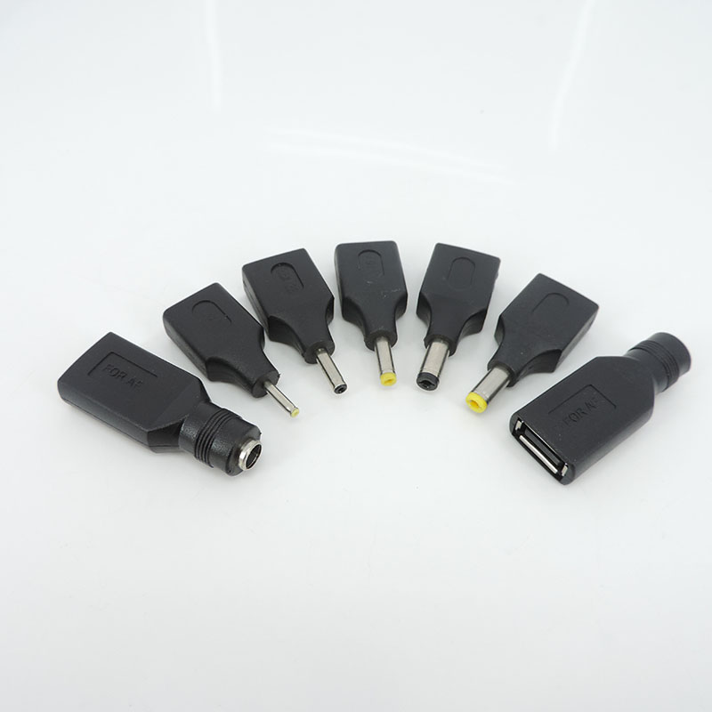 usb type A female to DC male 2.5x0.7 3.5x1.35 4.0x1.7 5.5x2.1 5.5x2.5 male 5.5x2.1 jack female power adapter connector converter
