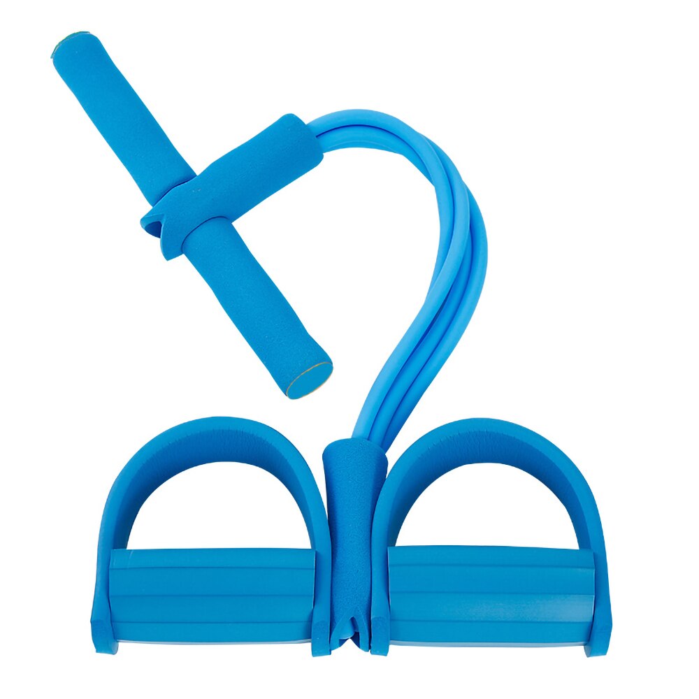 Multifunctionele 4 buizen latex voet elastische trekkoord expander spier fitness workout pedaal sportuitrusting weerstandsbanden: G284404a