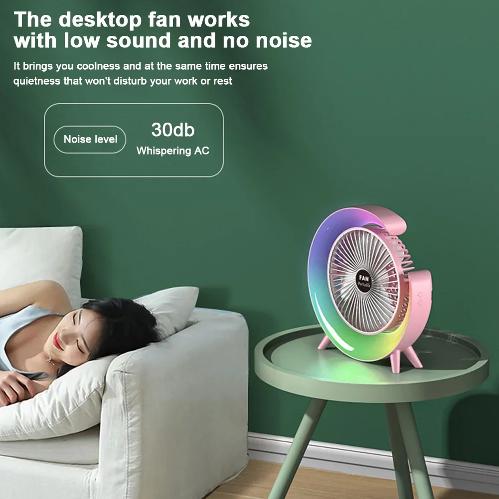 2025 Desktop Opvouwbare intrekbare kleine ventilator Mini draagbaar opladen USB Thuis Geluidsarm Hoge duur Stand-by Mini elektrische ventilator