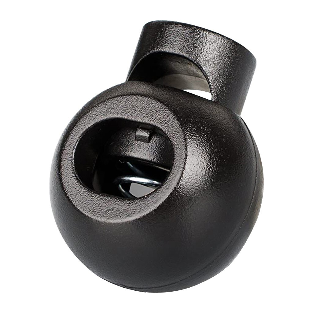 Rope Cord Locks 100/500pcs Clip End Round Ball Shape Luggage Lanyard Stopper Sliding For Sportswear Clothing Shoes Rope DIY: 500pcs