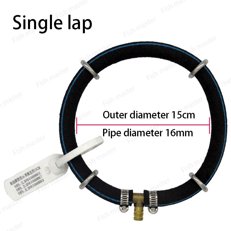 Nano aeration plate koi fish pond aeration ring tracheal seafood pond aeration ring aeration stone air strip fish tank bubble pl: duanquan15cm