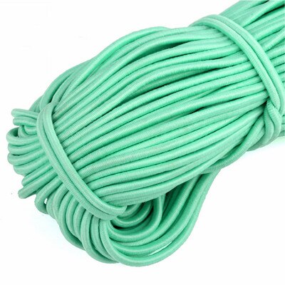 1mm Colorful High-Elastic Round Elastic Band Round Elastic Rope Rubber Band Elastic Line DIY Sewing Jewelry Accessories 9yards: Black Nickel