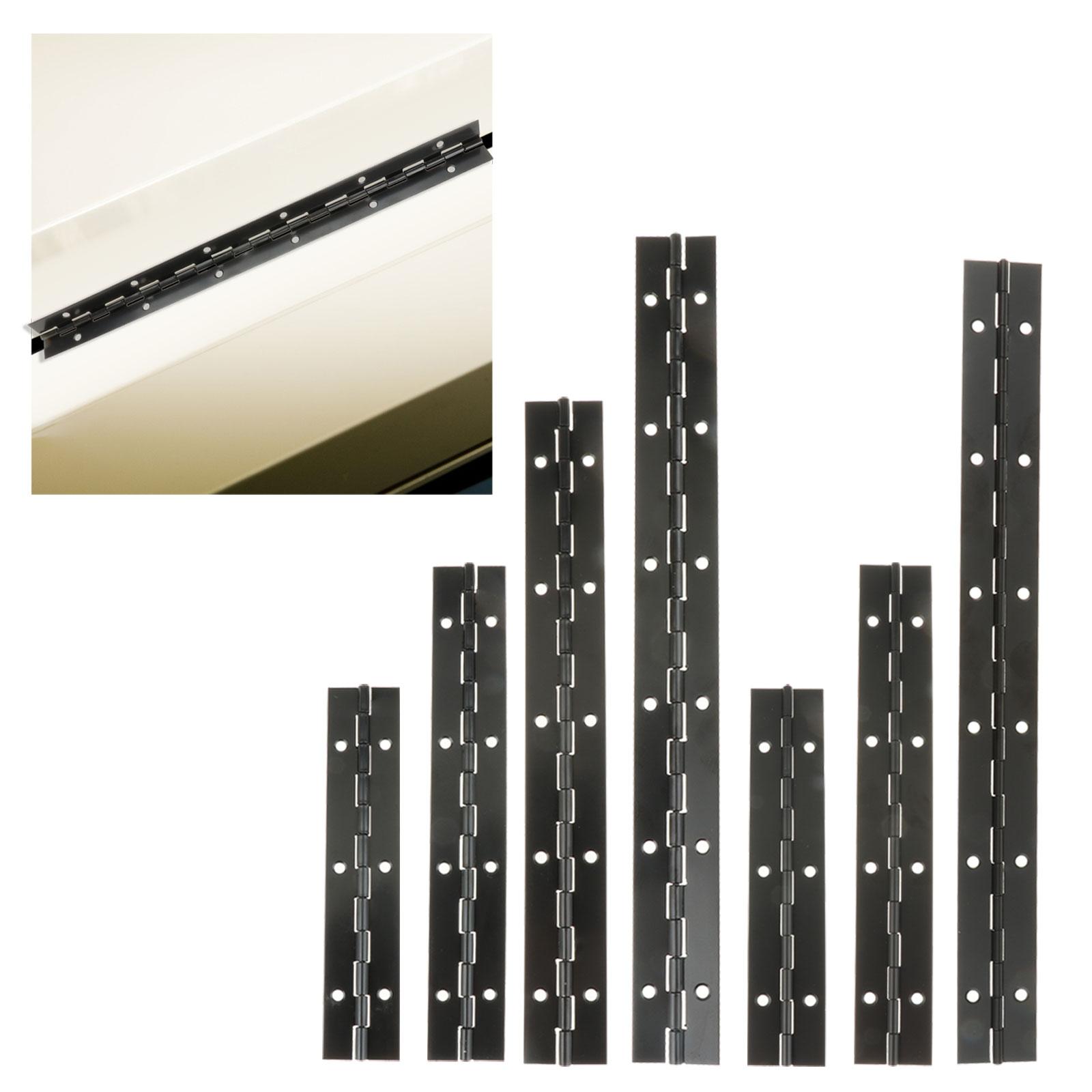Bisagra de Piano con agujeros, bisagras de muebles de acero inoxidable, bisagra continua para puerta de Piano, ventana, gabinete de barco