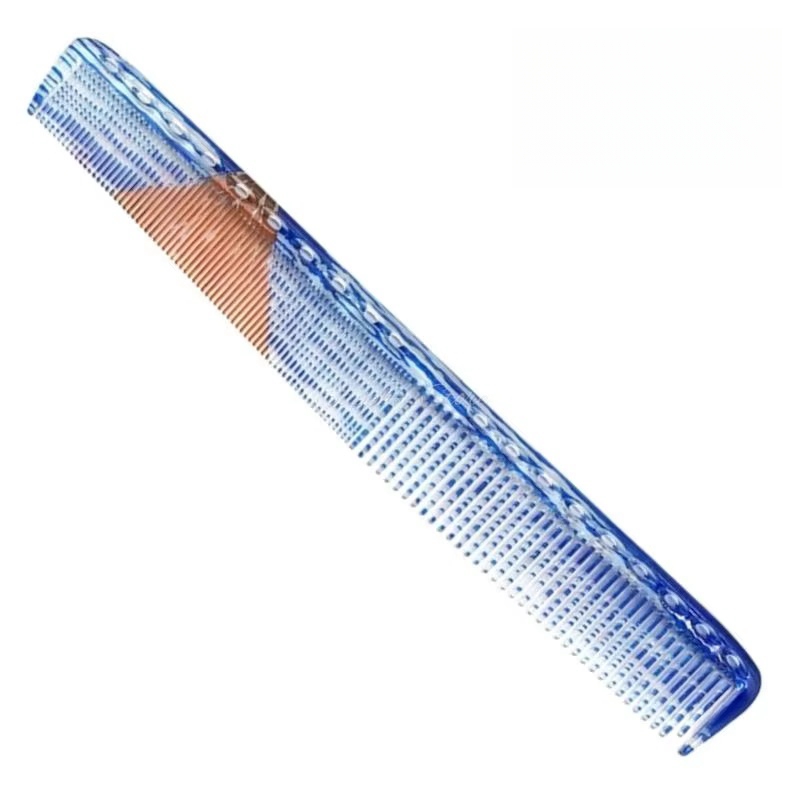 Peine de corte de pelo japonés de doble cara, herramientas antiestáticas multifuncionales de resina para barbería, 21,5 cm: Marfíl