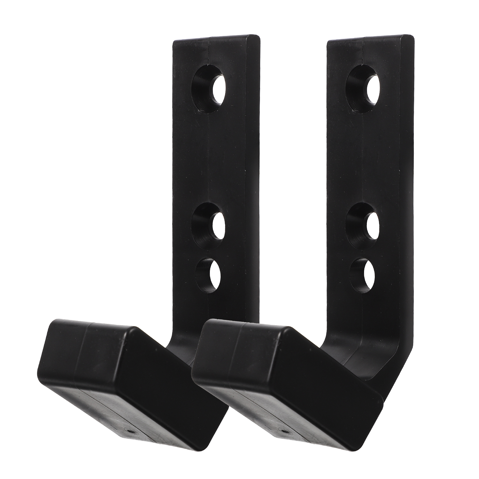 Gancho de soporte para barra, equipo de gimnasio, ganchos de soporte para barra, montaje montado en la pared para estante de almacenamiento multiusos, organizador para el hogar, 2 uds.