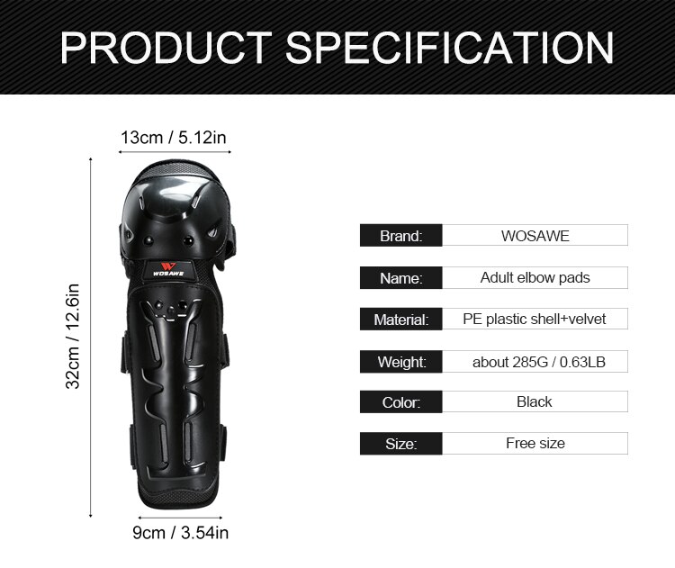 Motorcyle Knee Protector Elbow Pads Mountain Bike Downhill Knee Guard Resistant MTB Protection Motocross Elbow Knee Support