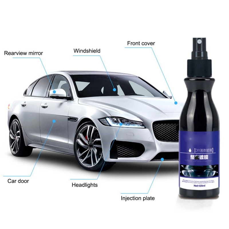 Bil nano belægning flydende keramisk spray belægning bil polering spray tætningsmiddel topcoat hurtig nano-coating bil spray voks polering