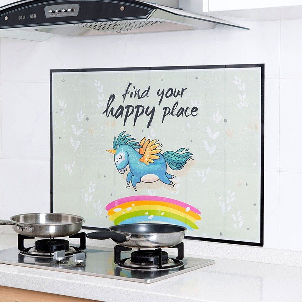 Kitchen waterproof wall stickers greaseproof paper... Grandado