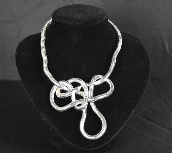 DoreenBeads 2 Argento Placcato Flessibile Del Serpente Collane A Catena 90cm (B11323) di yiwu