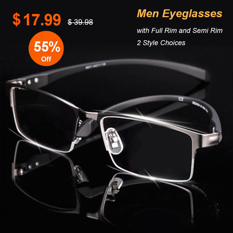 Montura de aleación para gafas para hombre, lentes flexibles, piernas, Material de aleación de galvanoplastia IP, borde completo y medio borde