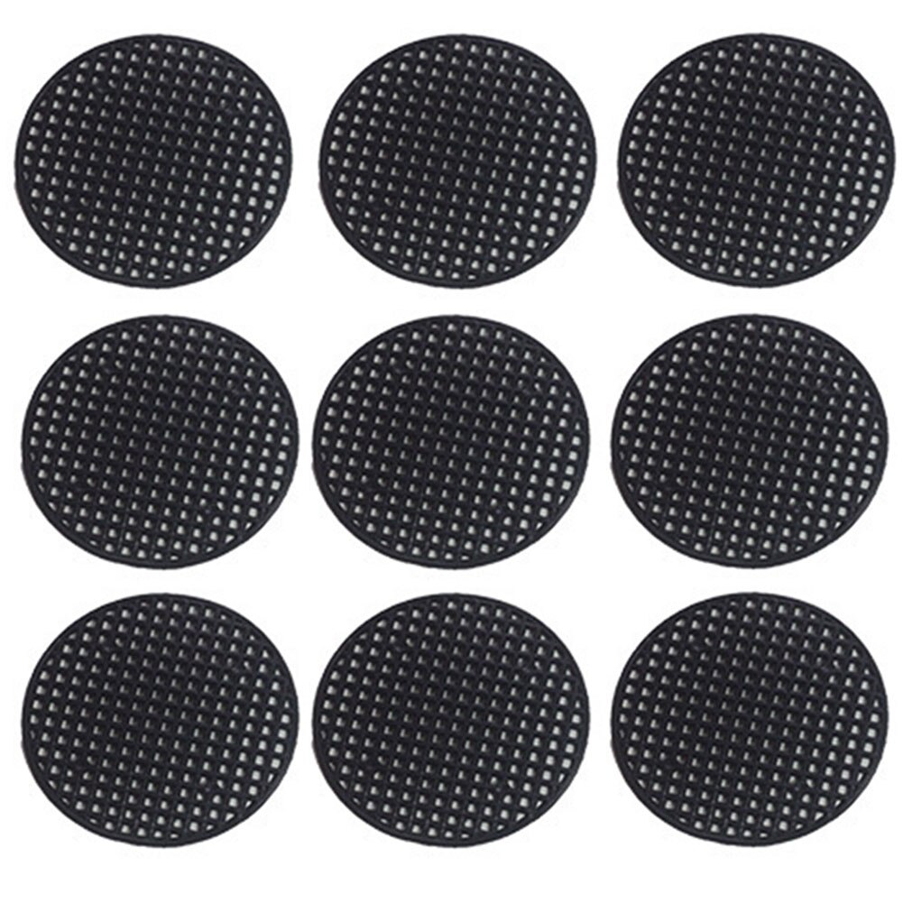 100 st/påse slitstarkt skydd med dräneringshål botten gallermatta blomkruka mesh pad balkong andas läckagesäker tillbehör hem: 7.5cm