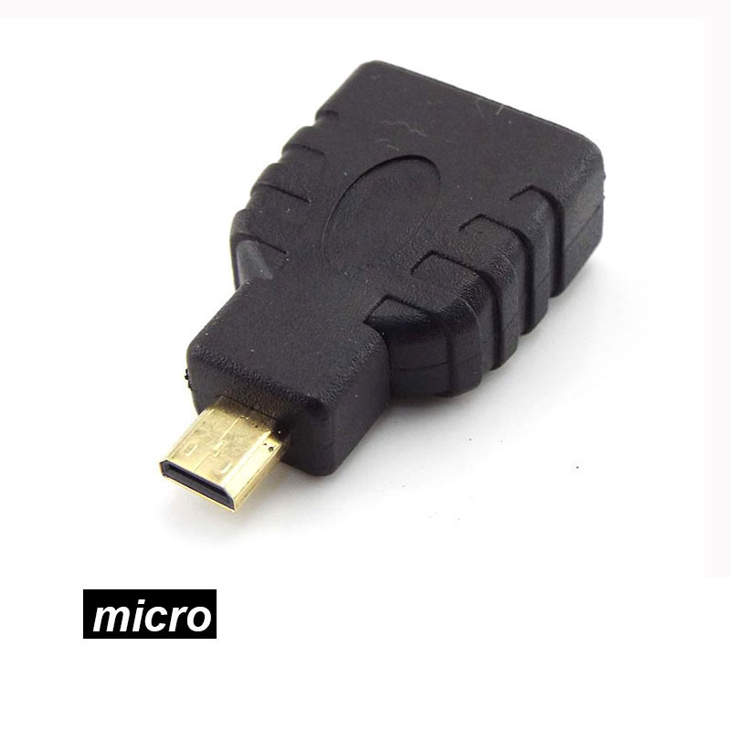 Conversor mini hdmi macho para fêmea, adaptador de micro cabo de extensão compatível com hdtv 1080p hd tv, filmadora: Vermelho