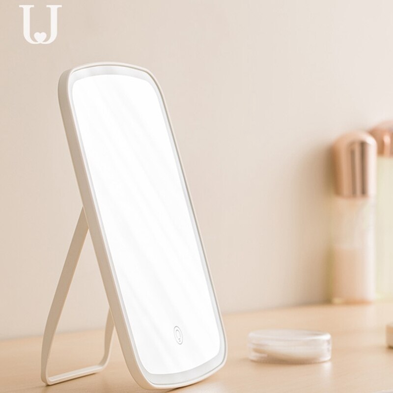 Espejo Led Xiaomi Mijia Youpin portátil plegable, espejo con luz Led para maquillarse Xiaomi Mijia portátil y portátil para dormitorio