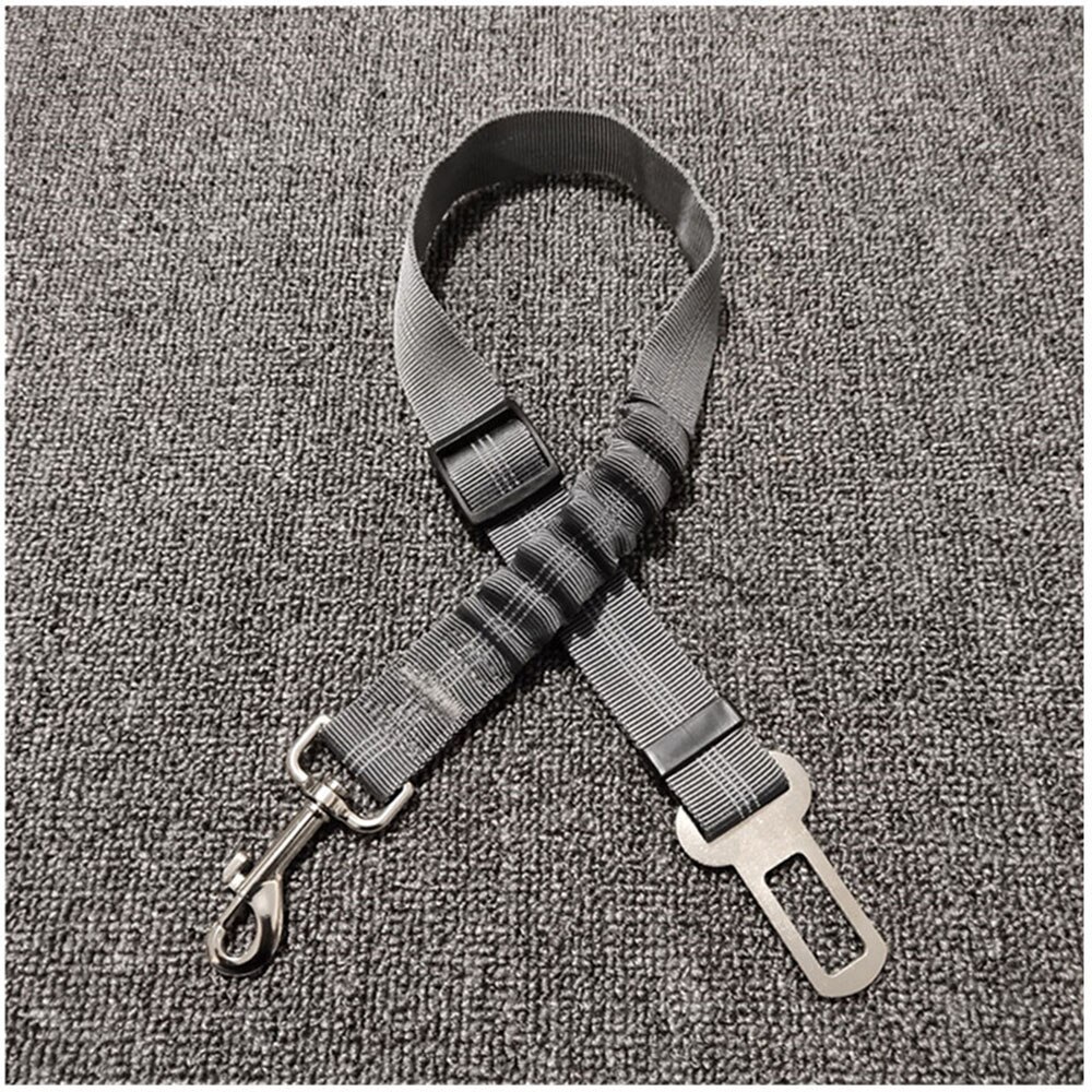 Huisdier Producten Universele Praktische Kat Hond Veiligheid Verstelbare Autogordel Harness Leash Puppy Seat-Riem Reizen Clip Strap leads: Grey